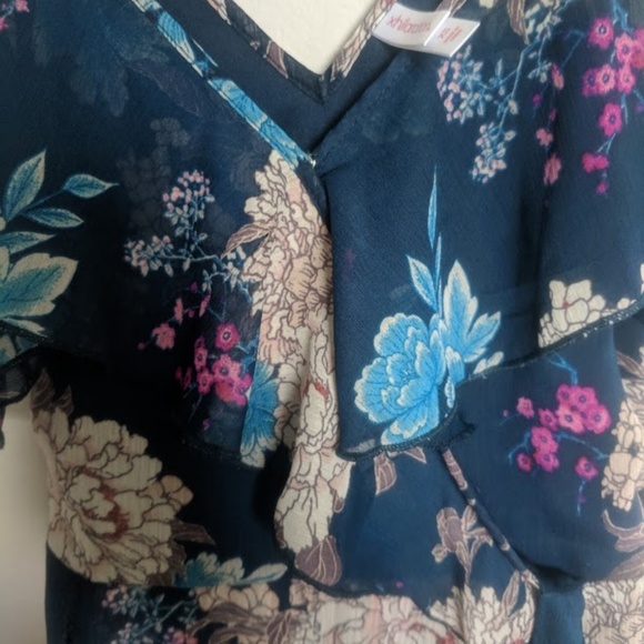 Xhilaration Cold Shoulder Wrap Dress - Picture 4 of 7